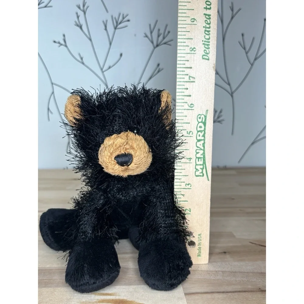 GANZ Webkinz Retired Black Bear Plush Stuffed Animal 2009 HM004